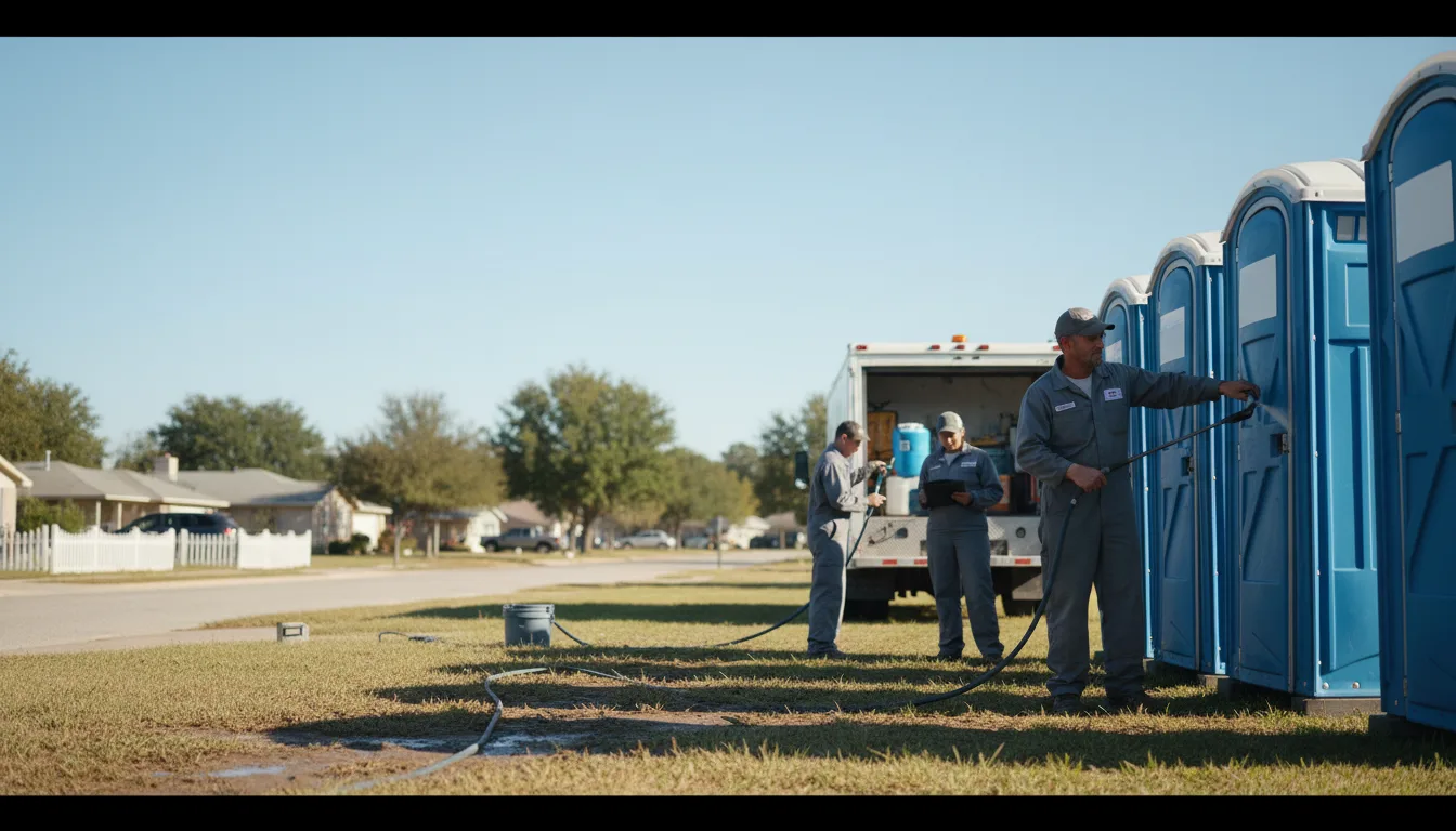 Long-Term Portable Toilet Rental in Argyle, TX near me